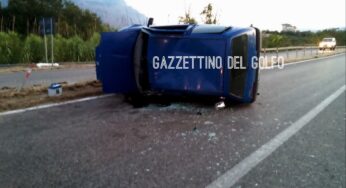 Pauroso impatto all’alba sulla #Formia-#Cassino: tre giovani feriti allo svincolo per #Minturno **FOTO**