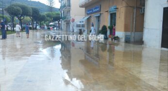 #Temporale di Ferragosto a Gaeta. Via Buonomo ancora sott’acqua