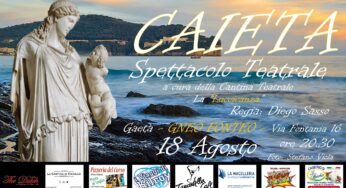 #Gaeta, Omaggio storico-mitologico-archeologico alla città: in scena “Spettacolo Teatrale CAIETA”