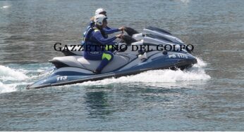 Spiagge sicure a #Gaeta, la Polizia con le moto d’acqua per pattugliare la costa