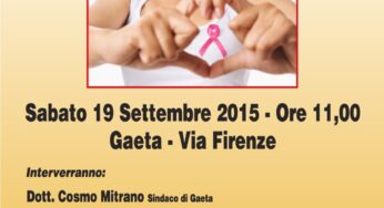 #LILT: Sabato 19 inaugurazione sede a #Gaeta