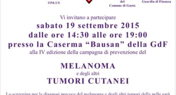 #Gaeta, IV edizione della campagna di prevenzione del Melanoma e dei tumori cutanei promossa dal Lions Club Gaeta