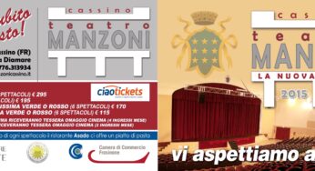 #Cassino, riparte la stagione artistica del Teatro Manzoni