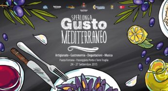 Parte “Sperlonga Gusto Mediterraneo” con un percorso di stand enogastronomici e di artigianato locale