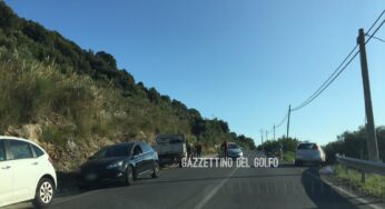 #Gaeta, impatto tra auto e scooter sulla strada consortile: un ferito
