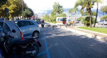 #Gaeta, incidente su Lungomare Caboto: due centauri coinvolti 