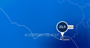 Allerta meteo nel Golfo di #Gaeta e Isole Pontine: sabato previsti forti rovesci