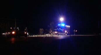 Grave incidente a #Fondi: auto finisce nel canale 