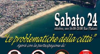 #Gaeta: Agorà con il meet up 5Stelle il 24 ottobre 