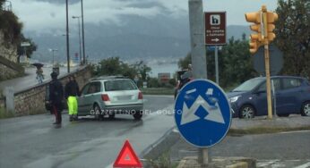 #Gaeta, #incidente sulla via Flacca: due autovetture coinvolte. Traffico rallentato