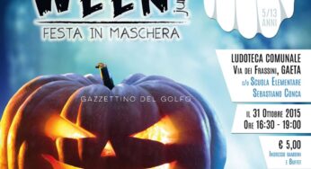 #Gaeta, la festa di #Halloween dedicata ai bimbi dai 5 ai 13 anni