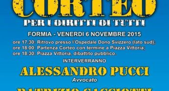 Il #PRC di #Gaeta aderisce al corteo “Per i diritti di tutti”, che si terrà a #Formia