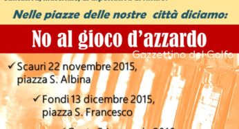 #Gaeta, al via “La Tenda de buon gioco. No slot”: iniziativa della Consulta Diocesana delle Aggregazioni Laicali