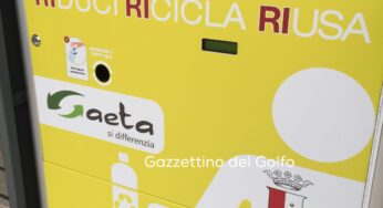 #Gaeta/#differenzita, posizionato il primo Eco-Compattatore: a breve l’inizio del servizio