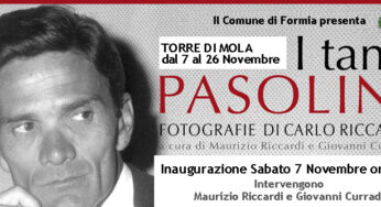 Dal 7 al 26 novembre a #Formia un ricco calendario di #eventi per ricordare Pier Paolo #Pasolini