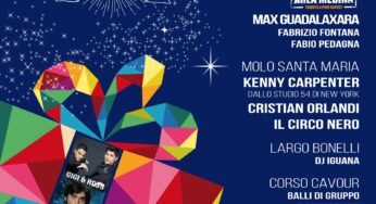 A #Gaeta il Capodanno …..si fa in quattro. Eventi in 4 location: Piazza della Libertà, Molo Santa Maria, Largo Bonelli, Corso Cavour