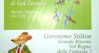 Letteratura per bambini, dicembre di grandi appuntamenti. La “Casa dei libri” porta a #Formia Gek Tessaro e Geronimo Stilton