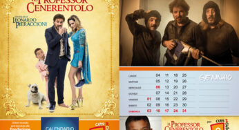 Il Calendario 2016 con gli scatti del nuovo film di Leonardo #Pieraccioni per #Cure2Children