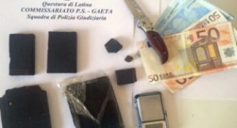 Operazione antidroga della Polizia a #Gaeta: Due arresti e tre denunce