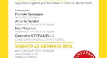 #Minturno, Stefanelli: “Con la #Tecnologia taglieremo i costi del Comune”