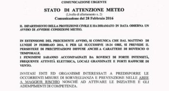 Il ciclone Golia fa paura: mareggiate e forti raffiche di vento nel Golfo. Prolungata l’allerta meteo