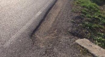 Manto stradale non a regola d’arte. Pericolo per l’incolumità pubblica a #Borgo San Donato e Bella Farnia