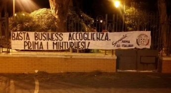 #Minturno, messaggio di Sovranirà e Casapound a Strati: “No al centro d’accoglienza, prima i minturnesi”