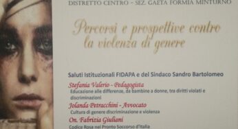 #Formia: #Violenza di Genere, convegno alla sala Ribaud. Torre di Mola illuminata di rosa