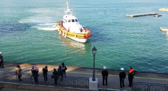 #Gaeta, rientrata da #Lampedusa la motovedetta CP 308
