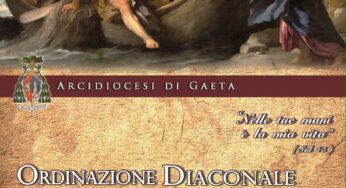 #Gaeta, l’Arcivescovo Fabio Bernardo ordina diacono il seminarista Alessio Tomao