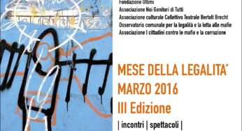#Formia, al via la III edizione del “Mese della legalità”
