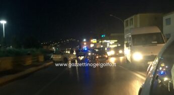 Gaeta: incidente sulla Flacca. Tre auto coinvolte, traffico rallentato