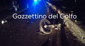 Gaeta, incidente ai 25 Ponti. Centauro contro guard raill