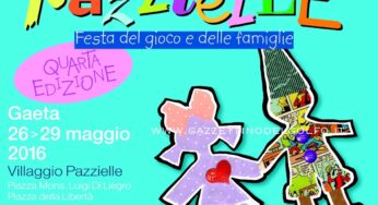 Gaeta/Pazzielle al nastro di partenza: Tutti in piazza a giocare