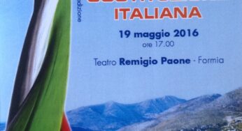 #Formia – Concorso “Cittadini e Costituzione italiana”, giovedì la premiazione al teatro “Remigio Paone”
