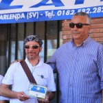 Francesco Mignano presidente 500 club Gaeta premiato dall'ass. Ridolfi