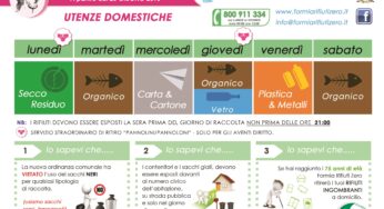 Formia/Raccolta differenziata: lunedì entrano in vigore i nuovi calendari. Tutte le info utenza per utenza