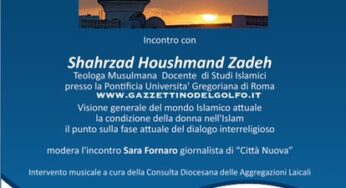 Gaeta: “Agli occhi dell’Islam”. Incontro/dibattito con Shahrzad Houshmand Zadeh, teologa musulmana