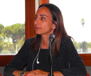 Eleonora Zangrillo in conferenza stampa