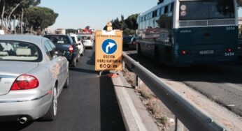 Pontina riaperta direzione Roma