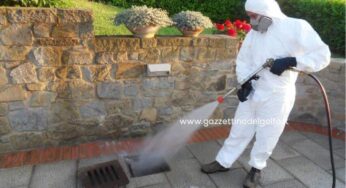 Gaeta, al via gli interventi di disinfestazione e disinfezione