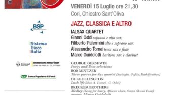 A Cori la 52ª edizione del Festival Pontino di Musica