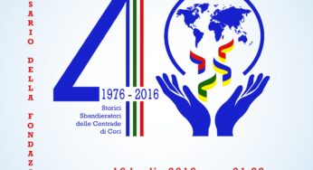 ‘Tra i ricordi del passato’: 40ennale degli Storici Sbandieratori delle Contrade di Cori