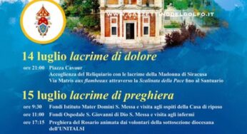 A Lenola le lacrime della Madonna di Siracusa