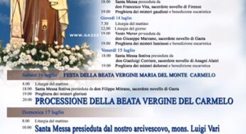 Minturno: Festa della Dedicazione della Chiesa e della Vergine del Carmelo