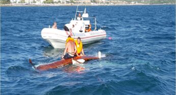 Si ribalta l’imbarcazione. La Guardia costiera di Gaeta salva tre diportisti