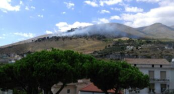 Formia ancora fiamme in località Pagnano