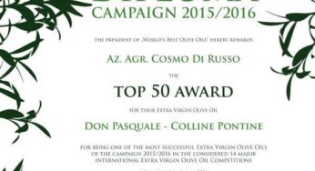 L’olio Don Pasquale entra tra i Worlds Best Olive Oils