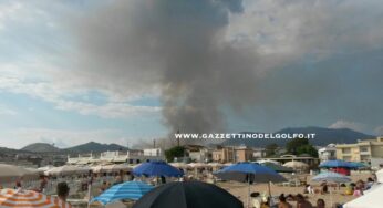 Brucia monte Cefalo: Vasto incendio tra Itri e Gaeta