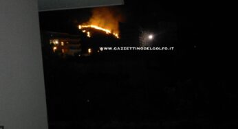 Formia: Fiamme su Monte Campese. A lavoro Vigili del Fuoco  